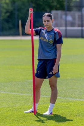 Neuzugang Kassandra Potsi (FC Bayern Muenchen Frauen, 06) FC Bayern Muenchen Frauen, Fussball, Google Pixel Frauen-Bundesliga, Trainingseinheit, Saison 2026 2027, 16.07.2026. Foto: HMB Media Franz Feiner *** New Signing Kassandra Potsi, FC Bayern Munich Women, 06 FC Bayern Munich Women, Soccer, Google Pixel Women s Bundesliga, Training Session, 2026–2027 Season, July 16, 2026, Photo by HMB Media, Franz Feiner Copyright: HMBxMedia FranzxFeiner