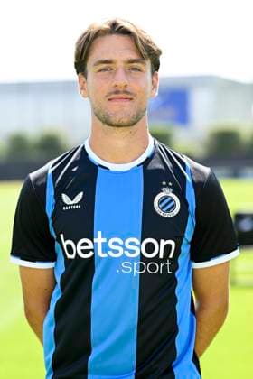 Club Brugge photo shoot 2026 - 2027 WESTKAPELLE, BELGIUM - JULY 16 : Audoor Lynnt midfielder of Club Brugge pictured during the team photo shoot of Club Brugge prior the Jupiler Pro league football season 2026 - 2027 at the Alheembouw Base camp on July 16, 2026 in Westkapelle, Belgium , 16 07 2026 Westkapelle Belgium  Copyright: xNicoxVereeckenx