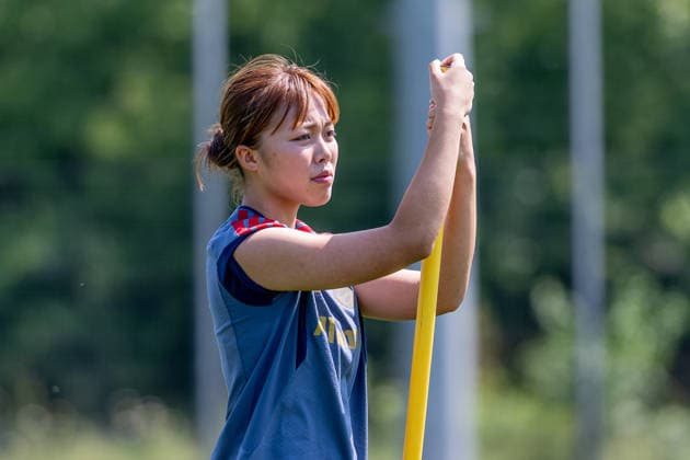 Momoko Tanikawa (FC Bayern Muenchen Frauen, 18) FC Bayern Muenchen Frauen, Fussball, Google Pixel Frauen-Bundesliga, Trainingseinheit, Saison 2026 2027, 16.07.2026. Foto: HMB Media Franz Feiner *** Momoko Tanikawa, FC Bayern Munich Women, 18, FC Bayern Munich Women, soccer, Google Pixel, Women s Bundesliga, training session, 2026–2027 season, July 16, 2026, photo by HMB Media, Franz Feiner Copyright: HMBxMedia FranzxFeiner