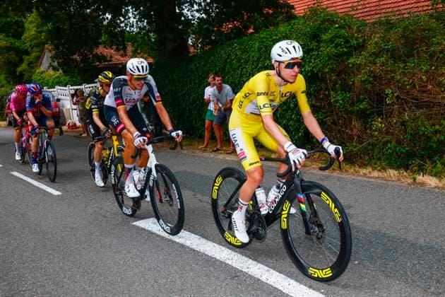 Tour de France 2026 Stage 12 CHALON-SUR-SAONE, FRANCE - JULY 16 : Pogacar Tadej (SLO) of UAE Team Emirates XRG in action during stage 12 of the 113rd edition of Tour de France an UCI World Tour 2.UWT cycling road race stage for Men Elite of 181 km with start in Circuit Nevers Magny-Cours and finish in Chalon-sur-Saone on July 16, 2026 in Chalon-sur-Saone, France, 16 07 2026 Chalon-sur-Saone France  Copyright: xLucaxBettinix