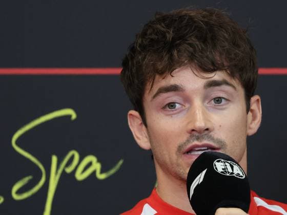 Scuderia Ferrari Monegasque rider Charles Leclerc pictured during a press conference, PK, Pressekonferenz ahead of the Grand Prix F1 of Belgium race, in Spa-Francorchamps, Thursday 16 July 2026. The Spa-Francorchamps Formula One Grand Prix takes place this weekend, from July 17th to July 19th. BENOITxDOPPAGNE  x181257487x