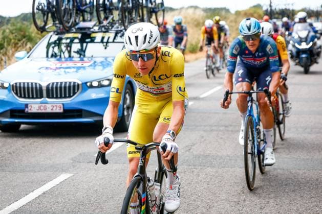 Slovenian Tadej Pogacar of UAE Team Emirates XRG pictured in action during the stage 12 of the 2026 Tour de France cycling race, a stage of 181km from Nevers Magny-Cours to Chalon-sur-Saone, on Thursday 16 July 2026. The 113th edition of the Tour de France starts on Saturday 4 July in Barcelona, Spain, and will finish in Paris, France on the 26th of July. POOLxLUCAxBETTINI  x181257572x