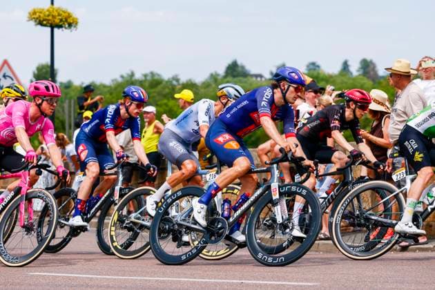 Tour de France 2026 Stage 12 CHALON-SUR-SAONE, FRANCE - JULY 16 : Markl Niklas (GER) of Team Picnic PostNL in action during stage 12 of the 113rd edition of Tour de France an UCI World Tour 2.UWT cycling road race stage for Men Elite of 181 km with start in Circuit Nevers Magny-Cours and finish in Chalon-sur-Saone on July 16, 2026 in Chalon-sur-Saone, France, 16 07 2026 Chalon-sur-Saone France  Copyright: xLucaxBettinix