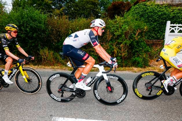 Tour de France 2026 Stage 12 CHALON-SUR-SAONE, FRANCE - JULY 16 : Politt Nils (GER) of UAE Team Emirates - XRG in action during stage 12 of the 113rd edition of Tour de France an UCI World Tour 2.UWT cycling road race stage for Men Elite of 181 km with start in Circuit Nevers Magny-Cours and finish in Chalon-sur-Saone on July 16, 2026 in Chalon-sur-Saone, France, 16 07 2026 Chalon-sur-Saone France  Copyright: xLucaxBettinix
