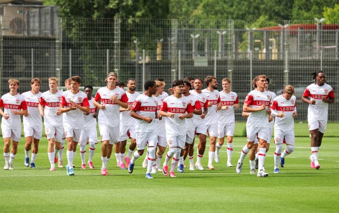 2026.07.16, Deutschland, Stuttgart, Fußball VfB Stuttgart Trainingsauftakt, *** July 16, 2026, Germany, Stuttgart, Soccer: VfB Stuttgart Starts Training,