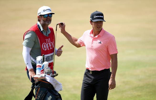 154th Open Golf Championships - Round 1 Michael Thorbjornsen of the USA looks on during Round 1 at the British Open Golf Championships at Royal Birkdale in Southport, Britain, 16 July 2026. SOUTHPORT United Kingdom  Copyright: xADAMxVAUGHANx