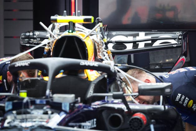 F1 - BELGIAN GRAND PRIX 2026 06 HADJAR Isack (fra), Red Bull Racing Ford RB22, rear wing during the Formula 1 Belgian Grand Prix 2026, 10th round of the 2026 Formula One World Championship, WM, Weltmeisterschaft from July 17 to 19, 2026 on the Circuit de Spa-Francorchamps, in Stavelot, Belgium - StavelotBelgium  Copyright: xANTONINxVINCENTx