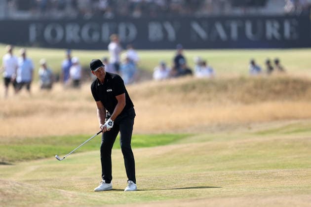 RECORD DATE NOT STATED 16Th July 2026; Royal Birkdale Golf Club, Southport, Merseyside, England; The Open Championship, Round One; Henrik Stenson (SWE) plays from the fairway at the 10th hole DavidxBlunsden