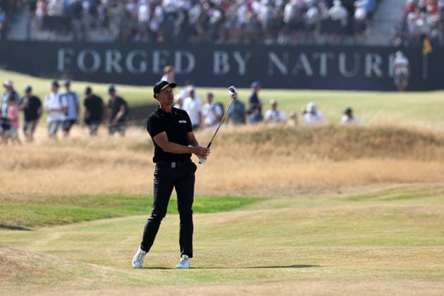 RECORD DATE NOT STATED 16Th July 2026; Royal Birkdale Golf Club, Southport, Merseyside, England; The Open Championship, Round One; Henrik Stenson (SWE) plays from the fairway at the 10th hole DavidxBlunsden