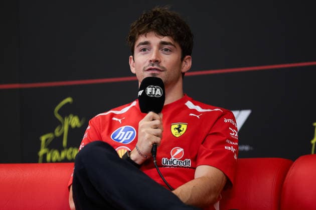 F1 - BELGIAN GRAND PRIX 2026 LECLERC Charles (mco), Scuderia Ferrari SF-26, portrait press conference, PK, Pressekonferenz during the Formula 1 Belgian Grand Prix 2026, 10th round of the 2026 Formula One World Championship, WM, Weltmeisterschaft from July 17 to 19, 2026 on the Circuit de Spa-Francorchamps, in Stavelot, Belgium - StavelotBelgium  Copyright: xEricxAlonsox
