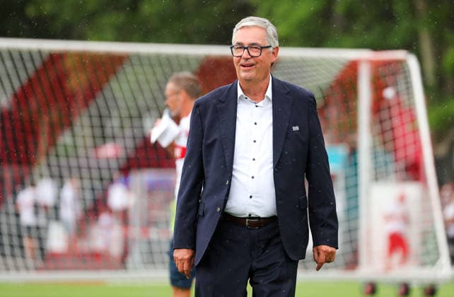 2026.07.16, Deutschland, Stuttgart, Fußball VfB Stuttgart Trainingsauftakt, VfB Präsident Dietmar Allgaier *** July 16, 2026, Germany, Stuttgart, Soccer: VfB Stuttgart Kicks Off Training, VfB President Dietmar Allgaier