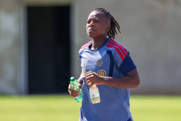 Bernadette Amani (FC Bayern Muenchen, 15), GER, FC Bayern Muenchen Frauen Training, Fussball, Google Pixel Frauen-Bundesliga, Saison 2026 2027, 16.07.2026, GER, FC Bayern Muenchen Frauen Training, Fussball, Google Pixel Frauen-Bundesliga, Saison 2026 2027, 16.07.2026 Muenchen *** Bernadette Amani, FC Bayern Munich, 15, GER, FC Bayern Munich Women s Training, Soccer, Google Pixel Women s Bundesliga, 2026–2027 Season, July 16, 2026, GER, FC Bayern Munich Women s Training, Soccer, Google Pixel Women s Bundesliga, 2026–2027 Season, July 16, 2026, Munich Copyright: xEibner-Pressefoto JennixMaulx EP_JML