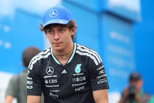 Belgian Grand Prix Andrea Kimi Antonelli of Mercedes-AMG F1 Team looks on in the Paddock during previews ahead of the F1 Grand Prix of Belgium at Spa-Francorchamps on July 16, 2026 in Stavelot, Belgium. Stavelot Spa-Francorchamps Belgium Copyright: xBasilex