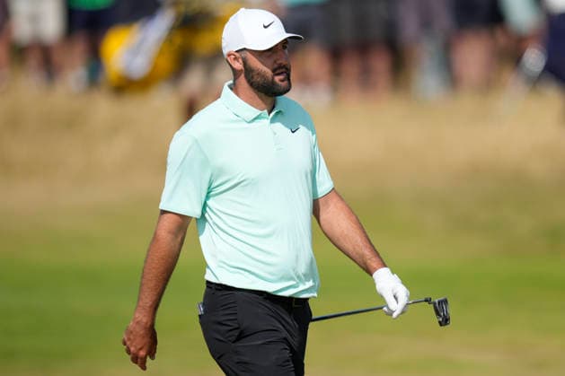 SOUTHPORT, ENGLAND - JULY 16: Scottie Scheffler (USA) walks down the third fairway during Round 1 of the 154th Open Championship at the Royal Birkdale Golf Club, Southport on July 16, 2026 in Merseyside, England The 154th British Open Championship