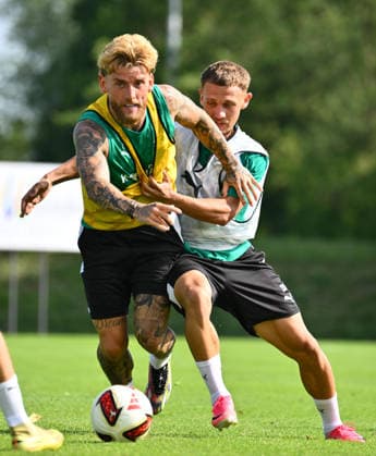 16.07.2026 - Fussball - 2. Bundesliga - Saison 2026 2027 - SpVgg Greuther Fürth Fuerth - Trainingslager Bad Wörishofen - - xwoxzix - Ole Pohlmann (10, SpVgg Greuther Fürth ) Jakob Krautkrämer (48, SpVgg Greuther Fürth ) *** July 16, 2026 Soccer 2. Bundesliga 2026–2027 Season SpVgg Greuther Fürth Fürth Training Camp Bad Wörishofen xwoxzix Ole Pohlmann 10, SpVgg Greuther Fürth Jakob Krautkrämer 48, SpVgg Greuther Fürth