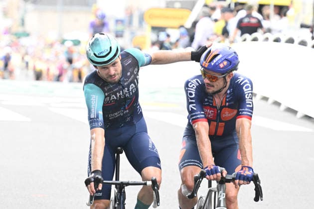 16-07-2026 Tour De France; Tappa 12, Circuito Magny Cours - Chalon Sur Saone; 2026, Bahrain Victorious; 2026, Pic Nic Postnl; Bauhaus, Phil; Degenkolb, John; Chalon Sur Saone; 