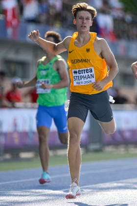 Niklas STEPHAN (Germany, SV Lok Blankenburg 1949, 400m) ITA, European Athletics U18 Championships, Athletics, 16.07.2026, Jan Papenfuss ITA, European Athletics U18 Championships, Athletics, 16.07.2026, *** Niklas STEPHAN, Germany, SV Lok Blankenburg 1949, 400m ITA, European Athletics U18 Championships, Athletics, July 16, 2026, Jan Papenfuss ITA, European Athletics U18 Championships, Athletics, July 16, 2026, Copyright: xx
