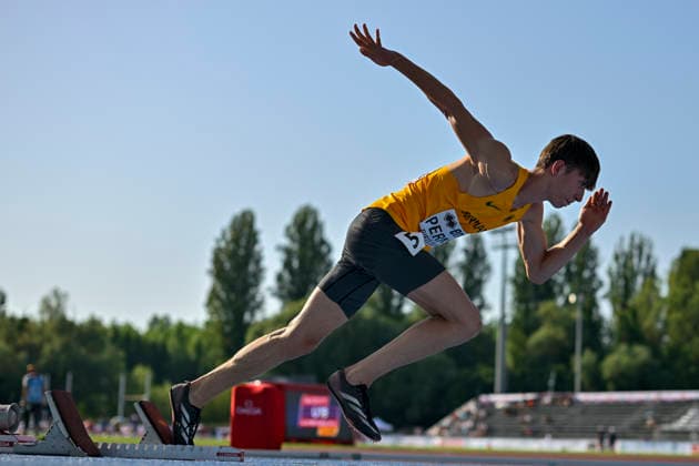 Jonathan PERNER (Germany, Recklinghaeuser LC, 400m) ITA, European Athletics U18 Championships, Athletics, 16.07.2026, Jan Papenfuss ITA, European Athletics U18 Championships, Athletics, 16.07.2026, *** Jonathan PERNER, Germany, Recklinghäuser LC, 400m, ITA, European Athletics U18 Championships, Track and Field, July 16, 2026, Jan Papenfuss, ITA, European Athletics U18 Championships, Track and Field, July 16, 2026, Copyright: xx