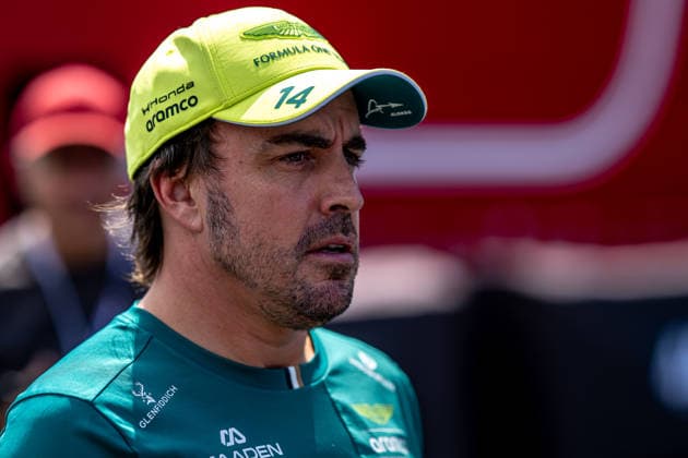 STAVELOT, BELGIUM: Fernando Alonso, racing for the Aston Martin F1 team during the 2026 Formula 1 Belgian Grand Prix at the Circuit de Spa-Francorchamps in Stavelot, Belgium