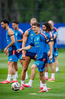 Spain national team, Nationalteam World Cup 16 07 2026 Pablo Gavi of Spain during the Spanish national team s training session at Melanie Lane Training Grounds, New Jersey, United States of America on July 16, 2026. Photo (PGS Photo Agency) New Jersey usa Copyright: xPGSxPhotoxAgencyx