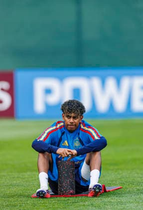 Spain national team, Nationalteam World Cup 16 07 2026 Lamine Yamal of Spain during the Spanish national team s training session at Melanie Lane Training Grounds, New Jersey, United States of America on July 16, 2026. Photo (PGS Photo Agency) New Jersey usa Copyright: xPGSxPhotoxAgencyx