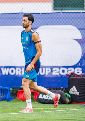 Spain national team, Nationalteam World Cup 16 07 2026 Mikel Merino of Spain during the Spanish national team s training session at Melanie Lane Training Grounds, New Jersey, United States of America on July 16, 2026. Photo (PGS Photo Agency) New Jersey usa Copyright: xPGSxPhotoxAgencyx