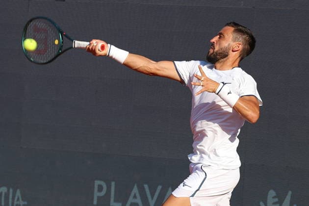 Umag 16.07.2026. Tenis PLAVA LAGUNA CROATIA OPEN Tennis PLAVA LAGUNA CROATIA OPEN Nz Damir Dzumhur Fot. Kacper Staniec NEWSPIX.PL --- newspix.pl 