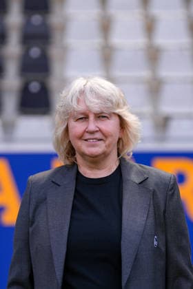 Birgit Bauer-Schick; SC Freiburg; 1.BL Frauen, Porträttermin 2026 2027 Freiburg Dreisamstadion Baden-Wuerttemberg Deutschland *** Birgit Bauer Schick, SC Freiburg 1, Women s Bundesliga, Photo Shoot 2026–2027, Freiburg, Dreisamstadion, Baden-Württemberg, Germany Copyright: xAA STEINSIEK.CHx