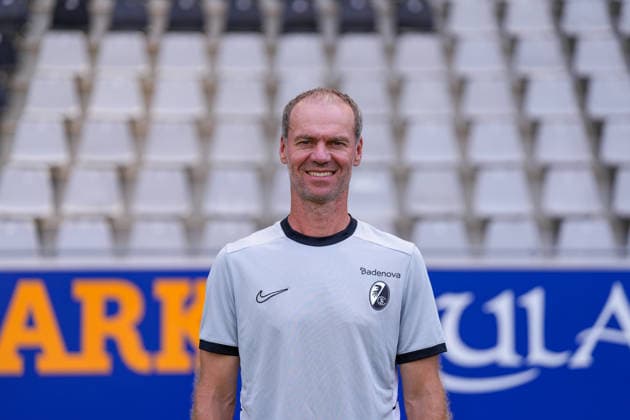 Marco Konrad; SC Freiburg; 1.BL Frauen, Porträttermin 2026 2027 Freiburg Dreisamstadion Baden-Wuerttemberg Deutschland *** Marco Konrad, SC Freiburg 1, Women s Bundesliga, Photo Shoot 2026–2027, Freiburg, Dreisamstadion, Baden-Württemberg, Germany Copyright: xAA STEINSIEK.CHx