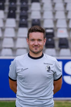Nils Afflerbach; SC Freiburg; 1.BL Frauen, Porträttermin 2026 2027 Freiburg Dreisamstadion Baden-Wuerttemberg Deutschland *** Nils Afflerbach, SC Freiburg 1, Women s Bundesliga, Photo Shoot 2026–2027, Freiburg, Dreisamstadion, Baden-Württemberg, Germany Copyright: xAA STEINSIEK.CHx