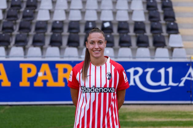 Selina Vobian; SC Freiburg; 1.BL Frauen, Porträttermin 2026 2027 Freiburg Dreisamstadion Baden-Wuerttemberg Deutschland *** Selina Vobian, SC Freiburg 1, Women s Bundesliga, Photo Shoot 2026–2027, Freiburg, Dreisamstadion, Baden-Württemberg, Germany Copyright: xAA STEINSIEK.CHx