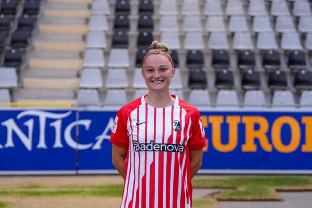 Carina Brunold; SC Freiburg; 1.BL Frauen, Porträttermin 2026 2027 Freiburg Dreisamstadion Baden-Wuerttemberg Deutschland *** Carina Brunold, SC Freiburg 1, Women s Bundesliga, Photo Shoot 2026–2027, Freiburg, Dreisamstadion, Baden-Württemberg, Germany Copyright: xAA STEINSIEK.CHx