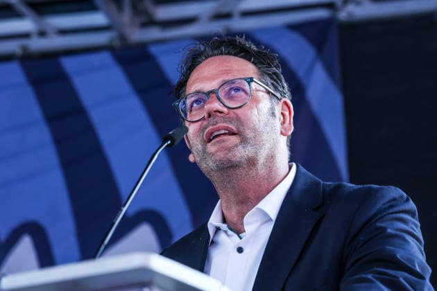 Fussball, 3.Liga Saison 2026 2027 Außerordentliche Mitgliederversammlung MSV Duisburg 16.07.2026, schauinsland-reisen-arena Jochen Taczkowski (Team Paradis) Duisburg schauinsland-reisen-arena Nordrhein-Westfalen Deutschland *** Sports, Soccer, 3rd Division, 2026–2027 Season; MSV Duisburg Extraordinary General Meeting, July 16, 2026, Schauinsland Reisen Arena; Jochen Taczkowski, Team Paradis Duisburg, Schauinsland Reisen Arena, North Rhine-Westphalia, Germany