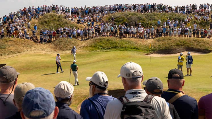 SOUTHPORT, ENGLAND 20260716 Ludvig Aberg during the first day of competition at The Open Championship at Royal Birkdale Golf Club. Here he is putting on the second hole x1019x *** SOUTHPORT, ENGLAND, July 16, 2026 Ludvig Aberg on the first day of competition at The Open Championship at Royal Birkdale Golf Club. Here he is putting on the second hole x1019x  Copyright: xChristerxHöglund TTx OPEN CHAMPIONSHIP 2026