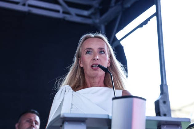 Fussball, 3.Liga Saison 2026 2027 Außerordentliche Mitgliederversammlung MSV Duisburg 16.07.2026, schauinsland-reisen-arena Diana Leenen (Team Paradis) Duisburg schauinsland-reisen-arena Nordrhein-Westfalen Deutschland *** Sports, Soccer, 3rd Division, 2026–2027 Season; MSV Duisburg Extraordinary General Meeting, July 16, 2026; Schauinsland Reisen Arena; Diana Leenen; Team Paradis Duisburg; Schauinsland Reisen Arena; North Rhine-Westphalia, Germany