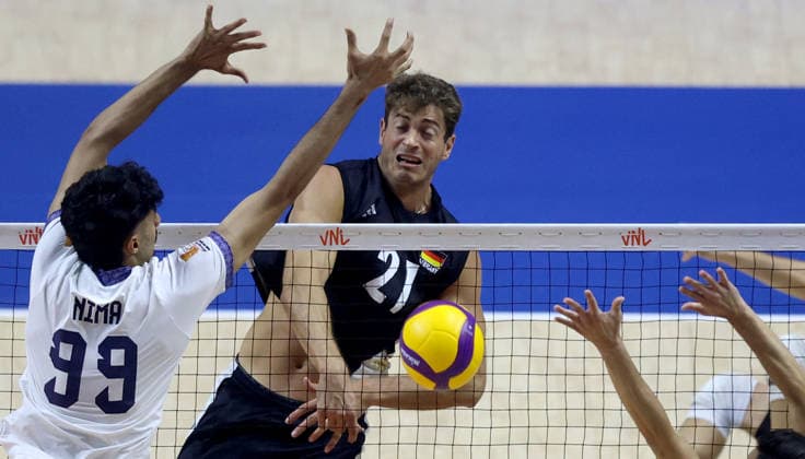 16.07.2026 Belgrade(Serbia) Iran-Germany Nations League Men s Volleyball Tobias Krick Germany :