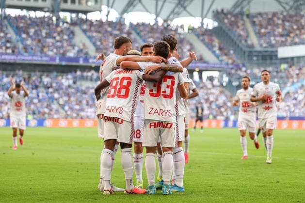 2026.07.16 Poznan Pilka nozna Superpuchar polski Lech Poznan - Gornik Zabrze N z Maksym Khlan gol radosc bramka Foto Pawel Jaskolka PressFocus 2026.07.16 Poznan Football Polish Supercup Lech Poznan - Gornik Zabrze Credit: Pawel Jaskolka PressFocus NEWSPIX.PL --- newspix.pl 