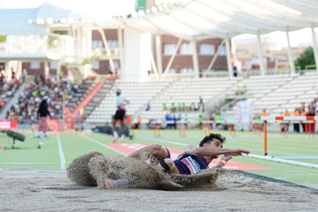 July 16, 2026, Madrid, Madrid, Spain: Andrea Dallavalle of Italy competes in the MenÃ¢â‚¬â ¢s Triple Jump Final during the WACT Silver Meeting Madrid 2026 at Vallehermoso Stadium on July 16, 2026 in Madrid, Spain. WACT Silver Meeting Madrid 2026  - ZUMAa181 20260716_zaa_a181_033 Copyright: xOscarxJ.xBarrosox