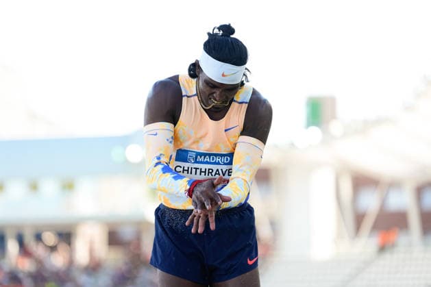 July 16, 2026, Madrid, Madrid, Spain: Praveen Chithravel of India reacts in the MenÃ¢â‚¬â ¢s Triple Jump Final during the WACT Silver Meeting Madrid 2026 at Vallehermoso Stadium on July 16, 2026 in Madrid, Spain. WACT Silver Meeting Madrid 2026  - ZUMAa181 20260716_zaa_a181_034 Copyright: xOscarxJ.xBarrosox