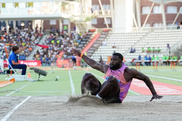 July 16, 2026, Madrid, Madrid, Spain: Cristian Napoles of Cuba competes in the MenÃ¢â‚¬â ¢s Triple Jump Final during the WACT Silver Meeting Madrid 2026 at Vallehermoso Stadium on July 16, 2026 in Madrid, Spain. WACT Silver Meeting Madrid 2026  - ZUMAa181 20260716_zaa_a181_051 Copyright: xOscarxJ.xBarrosox