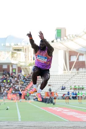 July 16, 2026, Madrid, Madrid, Spain: Cristian Napoles of Cuba competes in the MenÃ¢â‚¬â ¢s Triple Jump Final during the WACT Silver Meeting Madrid 2026 at Vallehermoso Stadium on July 16, 2026 in Madrid, Spain. Madrid Spain - ZUMAa181 20260716_zaa_a181_048 Copyright: xOscarxJ.xBarrosox