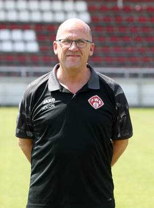 FC Würzburger Kickers; 3.Liga, Porträttermin 2026 2027, Teambetreuer Thomas Dornbusch; 3.Liga, Porträttermin 2026 2027 Würzburg AKON ARENA Bayern Deutschland *** FC Würzburger Kickers, 3rd Division, Portrait Session 2026–2027, Team Photo, Team Manager Thomas Dornbusch, 3rd Division, Portrait Session 2026–2027, Würzburg, AKON ARENA, Bavaria, Germany