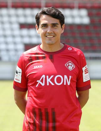 FC Würzburger Kickers; 3.Liga, Porträttermin 2026 2027, Eroll Zejnullahu (FC Würzburger Kickers); 3.Liga, Porträttermin 2026 2027 Würzburg AKON ARENA Bayern Deutschland *** FC Würzburger Kickers, 3rd Division, Photo Shoot 2026–2027, Team Photo: Eroll Zejnullahu; FC Würzburger Kickers, 3rd Division, Photo Shoot 2026–2027; Würzburg, AKON ARENA, Bavaria, Germany