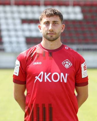 FC Würzburger Kickers; 3.Liga, Porträttermin 2026 2027, Dominik Meisel (FC Würzburger Kickers); 3.Liga, Porträttermin 2026 2027 Würzburg AKON ARENA Bayern Deutschland *** FC Würzburger Kickers, 3rd Division, Photo Shoot 2026–2027, Team Photo by Dominik Meisel, FC Würzburger Kickers, 3rd Division, Photo Shoot 2026–2027, Würzburg, AKON ARENA, Bavaria, Germany