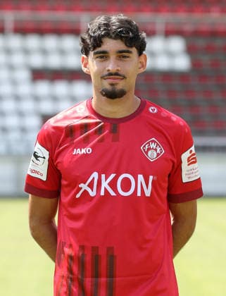 FC Würzburger Kickers; 3.Liga, Porträttermin 2026 2027, Burak Karakaya (FC Würzburger Kickers); 3.Liga, Porträttermin 2026 2027 Würzburg AKON ARENA Bayern Deutschland *** FC Würzburger Kickers, 3rd Division, Photo Shoot 2026–2027, Team Photo: Burak Karakaya, FC Würzburger Kickers, 3rd Division, Photo Shoot 2026–2027, Würzburg, AKON ARENA, Bavaria, Germany