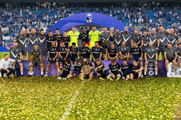 Poznan 16.07.2026. Football PKO BP Ekstraklasa season 2025 2026 match between Lech Poznan and Gornik Zabrze in Poznan, Poland --- PKO BP Ekstraklasa sezon 2025 2026 mecz Lech Poznan - Gornik Zabrze Persons Shown : druzyna Lecha Poznan Fot. Tomasz Kluczynski Arena Akcji NEWSPIX.PL --- newspix.pl 
