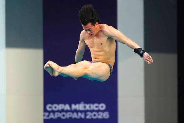 Mexico Diving Cup in Zapopan Kenny Zamudio of Mexico competes in the men s 10m platform event at the Mexico Diving Cup in Zapopan, Mexico, 16 July 2026. ZAPOPAN Mexico  Copyright: xFRANCISCOxGUASCOx