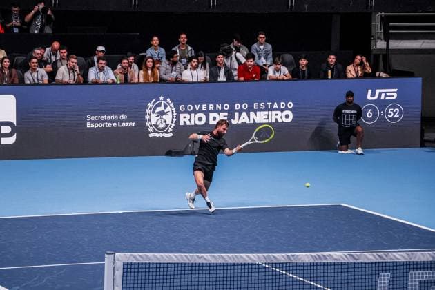 RECORD DATE NOT STATED corentin moutet e tallon griekspoor uts rio Rio de Janeiro (RJ), 07 16 2026 - sports tennis Brazil UTS RJ - match between Corentin Moutet x Tallon Griekspoor UTS Rio held at Maracanazinho in the city of Rio de Janeiro, this Thursday, July 16, 2026.(Foto: Gabby Costa Thenews2 imago images) SPO  Copyright: xGabbyxCostax