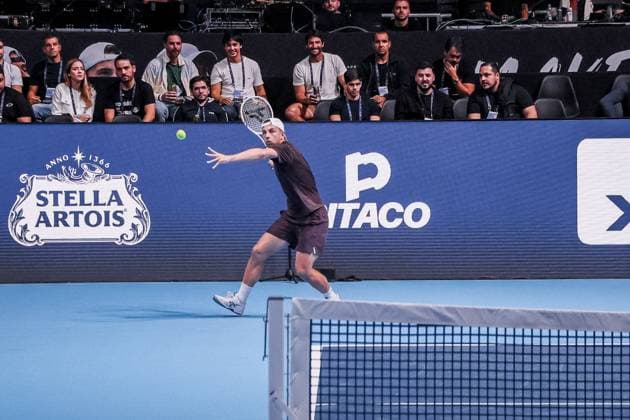 RECORD DATE NOT STATED corentin moutet e tallon griekspoor uts rio Rio de Janeiro (RJ), 07 16 2026 - sports tennis Brazil UTS RJ - match between Corentin Moutet x Tallon Griekspoor UTS Rio held at Maracanazinho in the city of Rio de Janeiro, this Thursday, July 16, 2026.(Foto: Gabby Costa Thenews2 imago images) SPO  Copyright: xGabbyxCostax