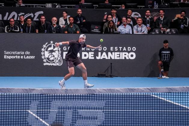 RECORD DATE NOT STATED corentin moutet e tallon griekspoor uts rio Rio de Janeiro (RJ), 07 16 2026 - sports tennis Brazil UTS RJ - match between Corentin Moutet x Tallon Griekspoor UTS Rio held at Maracanazinho in the city of Rio de Janeiro, this Thursday, July 16, 2026.(Foto: Gabby Costa Thenews2 imago images) SPO  Copyright: xGabbyxCostax